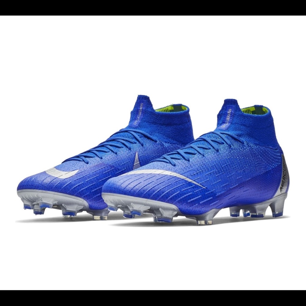 Cleats-Blue Mercurial Superfly 360 Elite